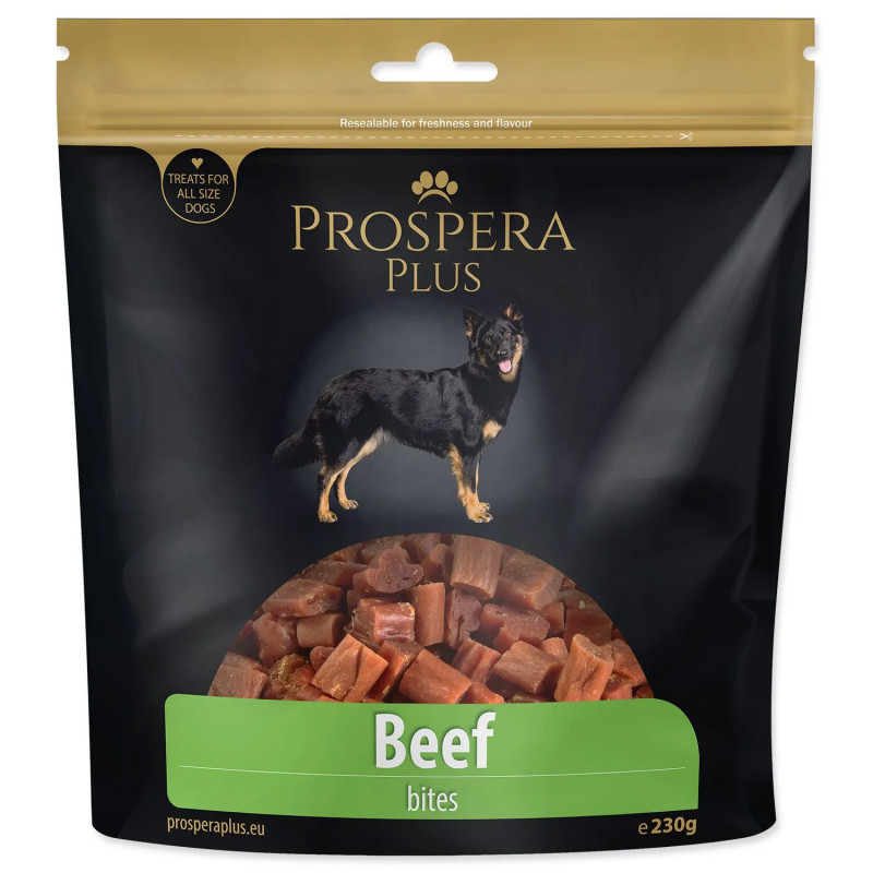 Poslastica Prospera Plus goveji koščki 230g