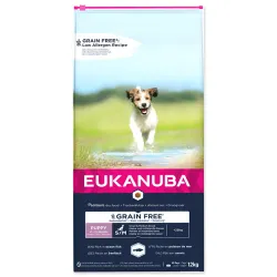 Hrana EUKANUBA Puppy & Junior Small & Medium brez žitaric Ocean Fish 12kg