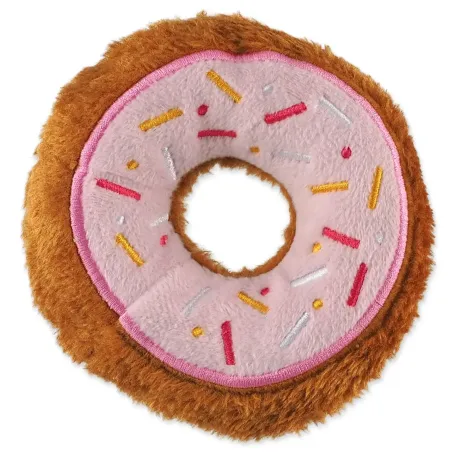 Igrača Dog Fantasy krof rožnat 12,5 cm