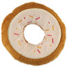 Igrača Dog Fantasy donut bel 19cm