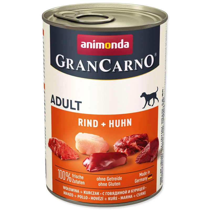 Konzerva Animonda Gran Carno Adult govedina in piščanec 400 g
