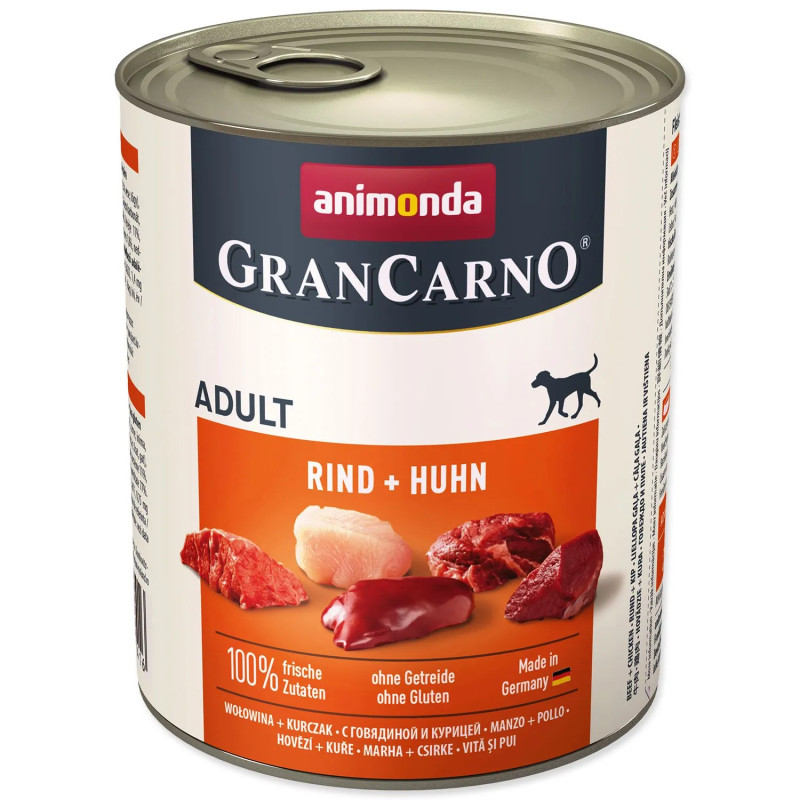 Konserva Animonda Gran Carno Adult govedina in piščanec 800 g