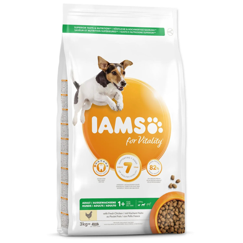 Hrana IAMS Dog Adult Small & Medium Piščanec 3 kg