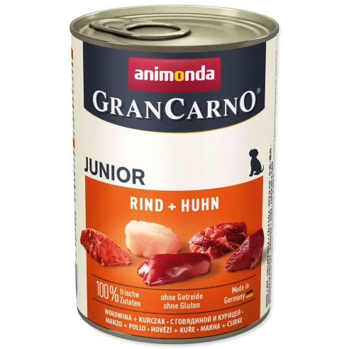 Konzerva Animonda Gran Carno Junior govedina in piščanec 400 g