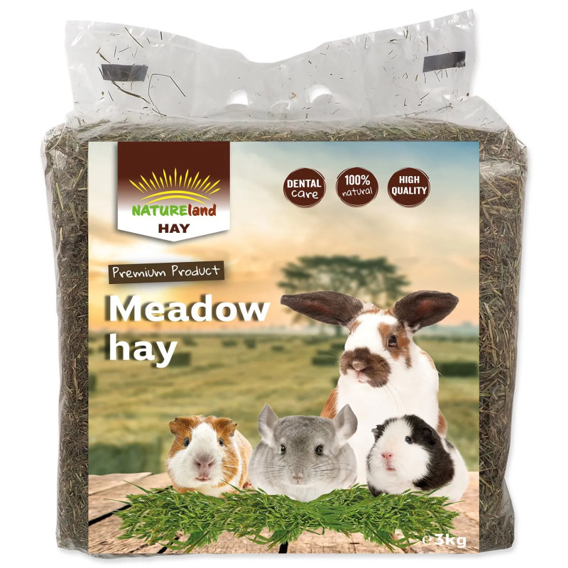 Seno Nature Land Hay iz gorskih travnikov 3 kg