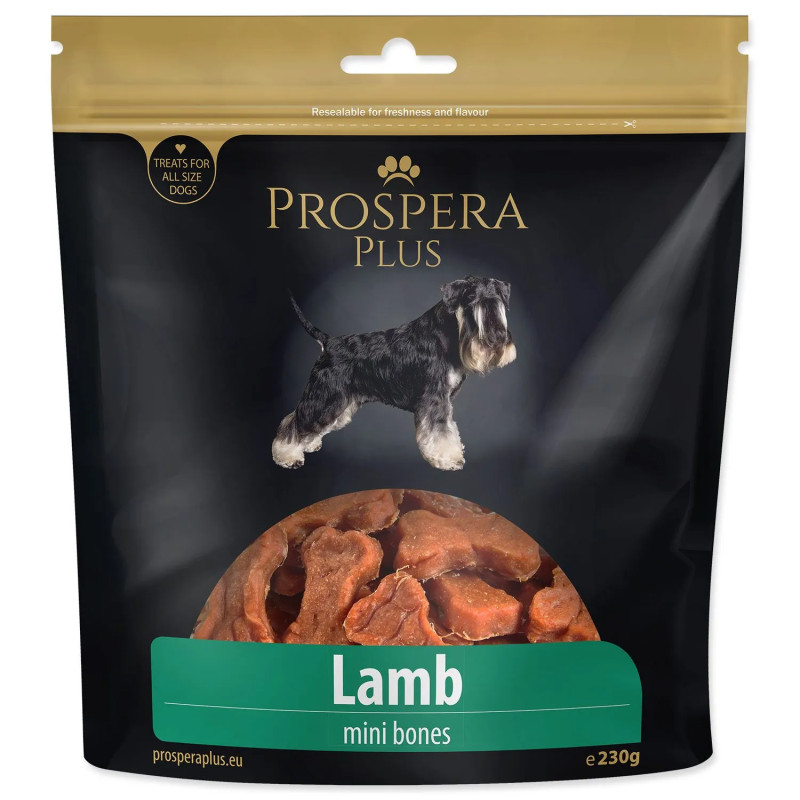 Prigrizek Prospera Plus jagnječje mini kosti 230g