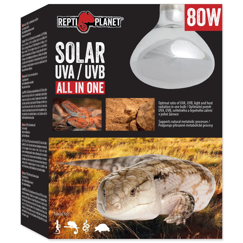Žarnica Repti Planet Solar UVA & UVB 80W
