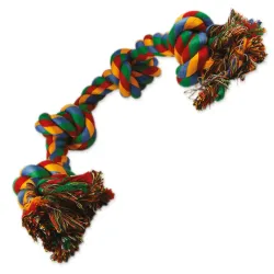 Igrača Dog Fantasy, bombažni vozel, večbarven, 4 vozli, 60 cm