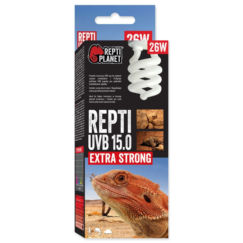 Žarnica Repti Planet Repti UVB 15.0 26W