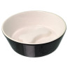 Posoda za pse Dog Fantasy keramična črno/bela, motiv kost 18x6cm, 650ml