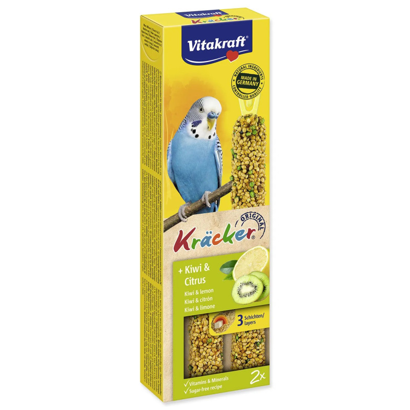 Palčke Vitakraft Kracker s kivijem in citrusom 2ks
