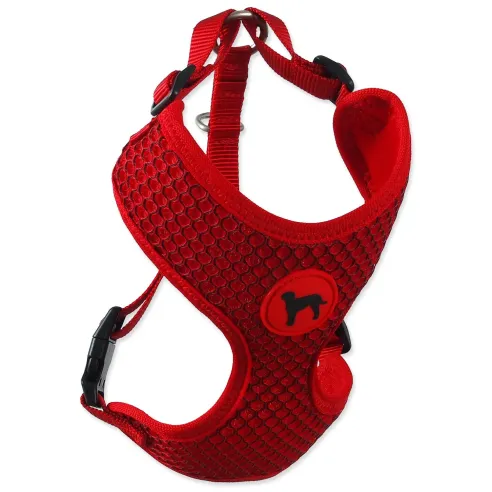 Oprsnik Active Dog Mellow L rdeč 2x45-65cm