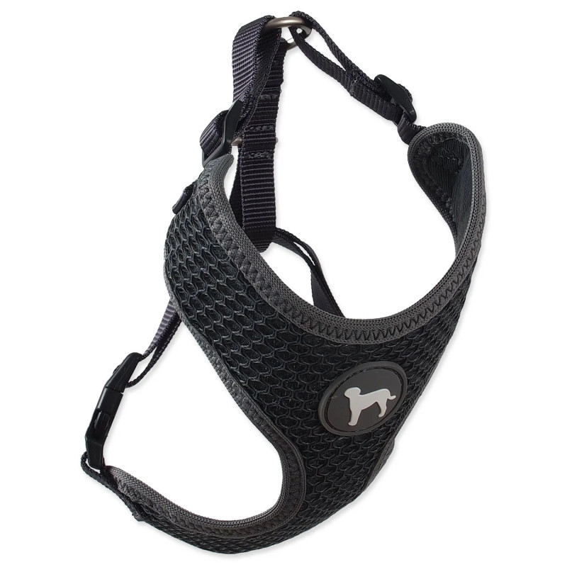Oprsnica Active Dog Mellow L siva 2×45–65 cm