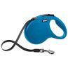 Povodec Flexi Classic New trak M moder 5m
