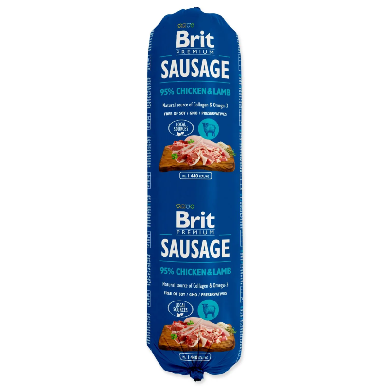 Salama Brit Sausage piščanec in jagnjetina 800 g