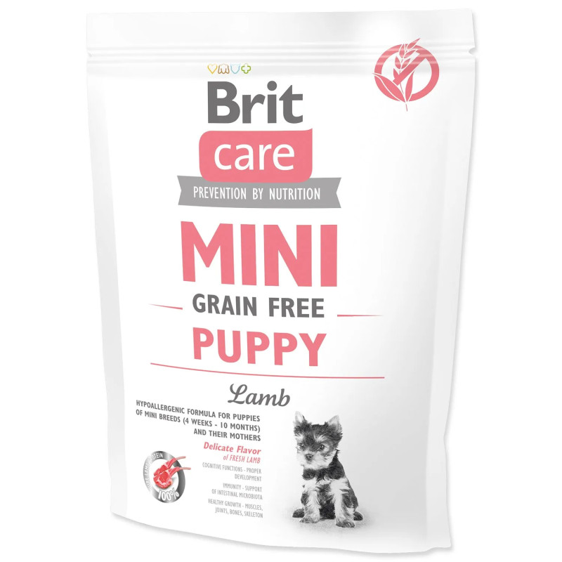 Hrana Brit Care Mini brez žitaric za mladiče (jagnjetina) 0,4 kg