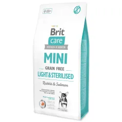Hrana Brit Care Mini brez žitaric, lahka in sterilizirana 7 kg