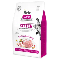 Hrana Brit Care Cat Brez žitaric za mucke — za zdrav razvoj in rast 0,4kg