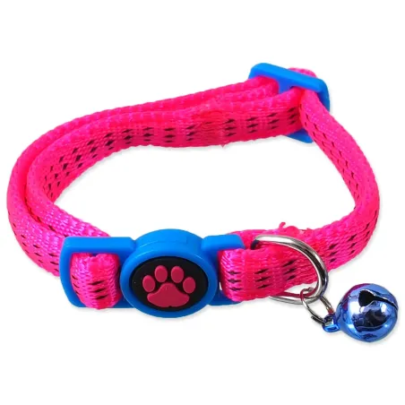 Ovratnica Magic Cat najlon XS rožnata 1x19-31cm