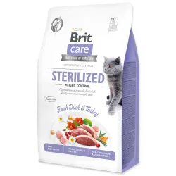 Hrana Brit Care Cat brez žitaric za sterilizirane mačke, nadzor teže 0,4 kg