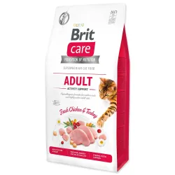 Hrana Brit Care Cat brez žitaric za odrasle, podpora aktivnosti 7kg}{