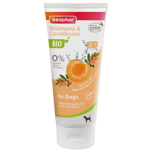 Šampon Beaphar BIO s regeneratorjem 2 v 1 200 ml