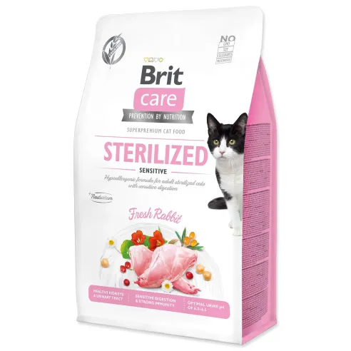 Hrana Brit Care Cat Brez žit Sterilized Sensitive 0,4 kg