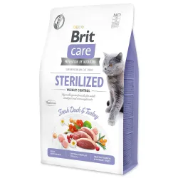 Hrana Brit Care Cat brez žitaric za sterilizirane mačke – nadzor teže 2 kg