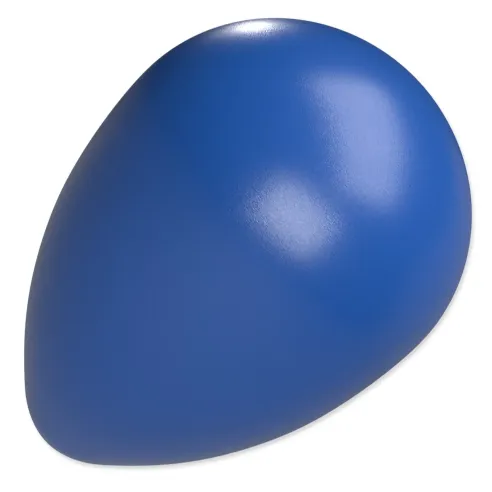 Igrača Dog Fantasy Eggy ball v obliki jajca modra 13x18,5cm