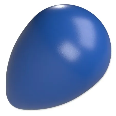 Igrača Dog Fantasy Eggy ball v obliki jajca modra 13x18,5cm
