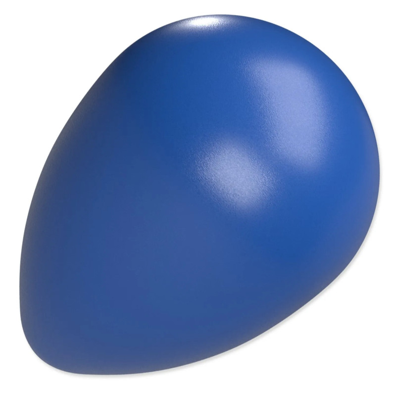 Igrača Dog Fantasy Eggy ball v obliki jajca modra 13x18,5cm