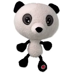 Igrača Dog Fantasy Big Head panda, plišasta, piska, 30 cm