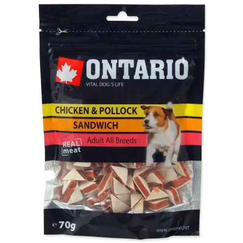 Poslastica Ontario piščanec in sled, sendvič 70 g