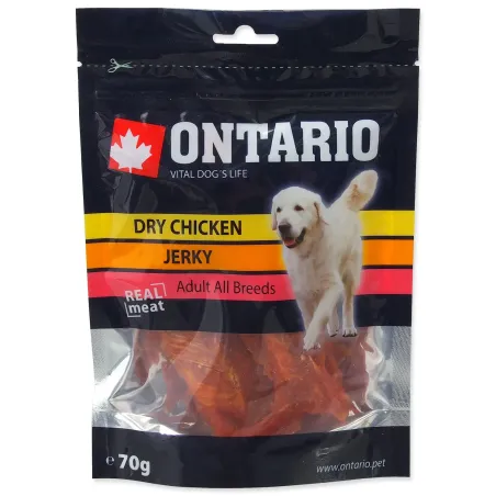 Prigrizek Ontario piščanec, sušene rezine 70 g