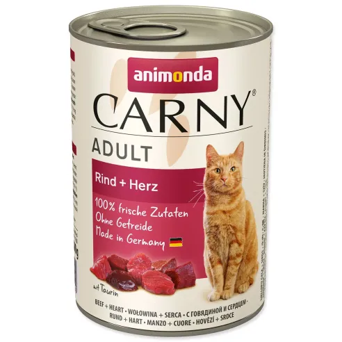 Konzerva Animonda Carny Adult goveje in srce 400 g