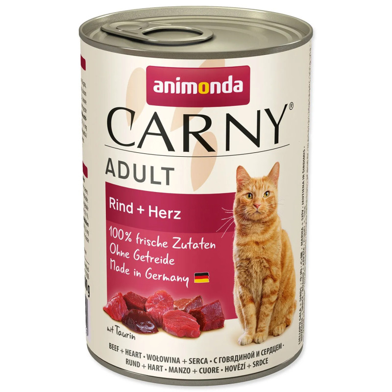Konzerva Animonda Carny Adult goveje in srce 400 g