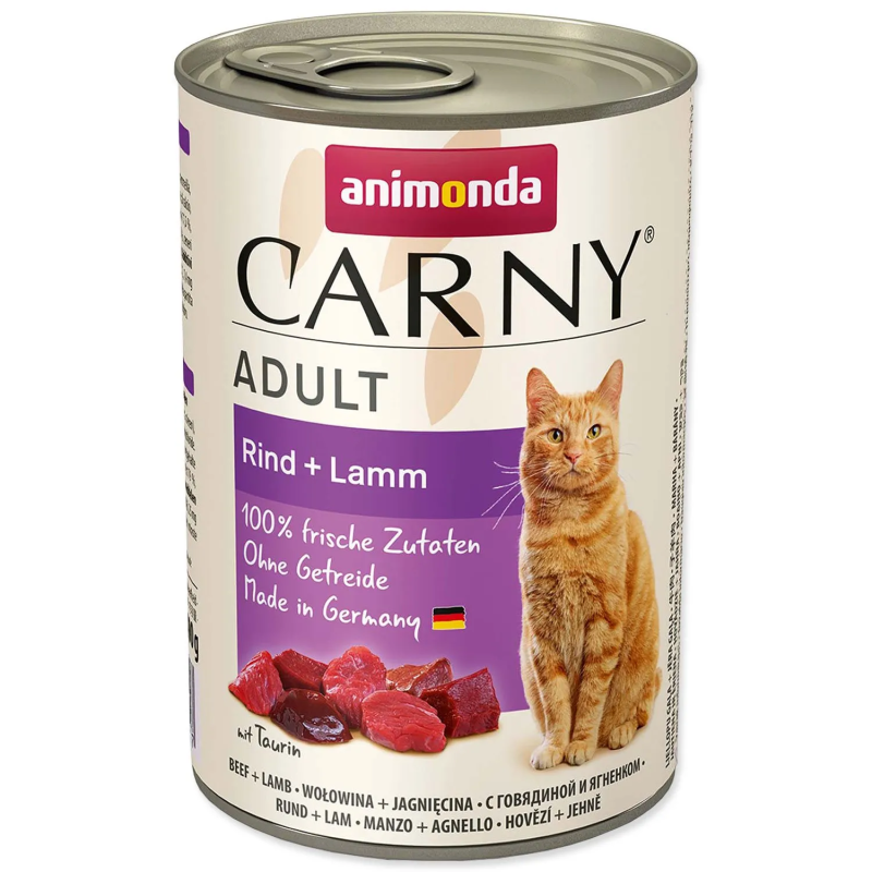 Konzerva Animonda Carny Adult govedina in jagnjetina 400 g