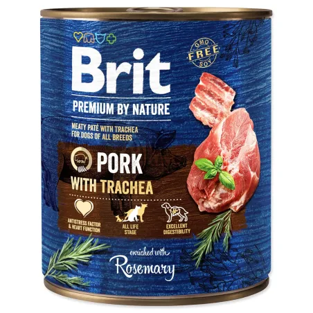 Konzerva Brit Premium by Nature svinjina s sapnikom 800g