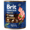 Konzerva Brit Premium by Nature svinjina s sapnikom 800g