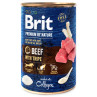Konzerva Brit Premium by Nature goveje s tripicami 400g