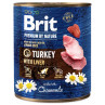 Konzerva Brit Premium by Nature puran z jetri 800g