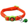 Ovratnica Magic Cat Nylon XS oranžna 1x19-31cm
