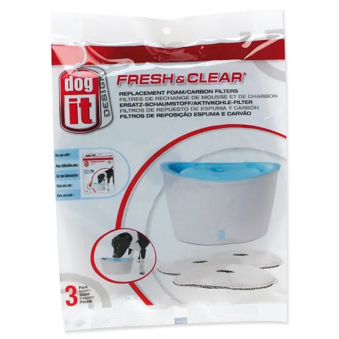 Polnilo Dogit oglje in molitan za Fresh&Clear, 3 kosi