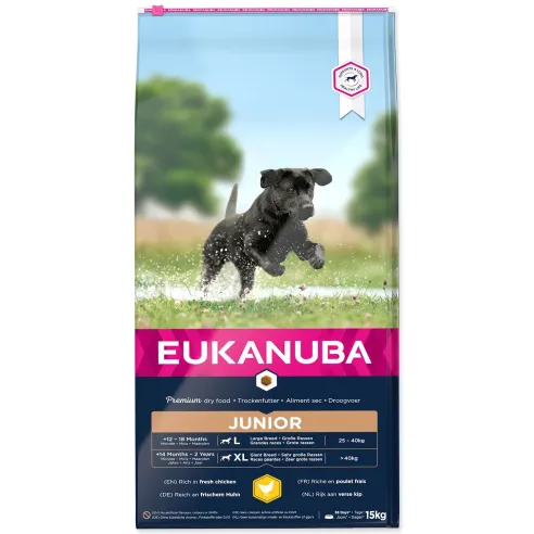Hrana EUKANUBA Junior Large & Giant 15 kg