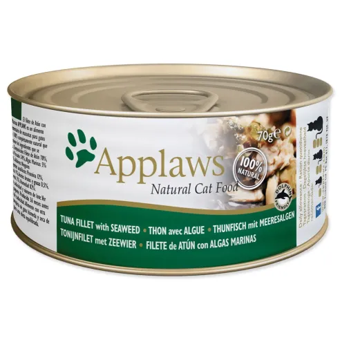 Konzerva Applaws Cat tun in morska alga 70 g