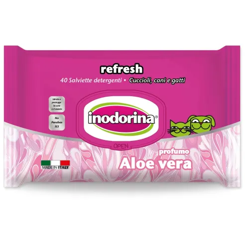 Robčki Inodorina Aloe Vera 40 kosov