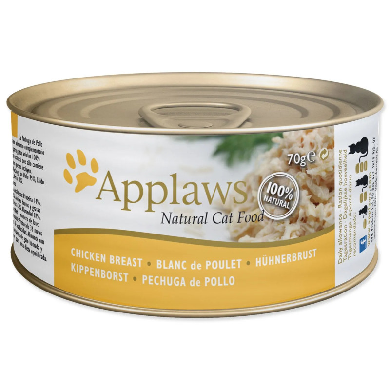 Konserva Applaws Cat piščančje prsi 70 g