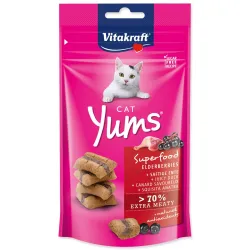 Poslastica Vitakraft Cat Yums Superfood raca z bezegom 40g