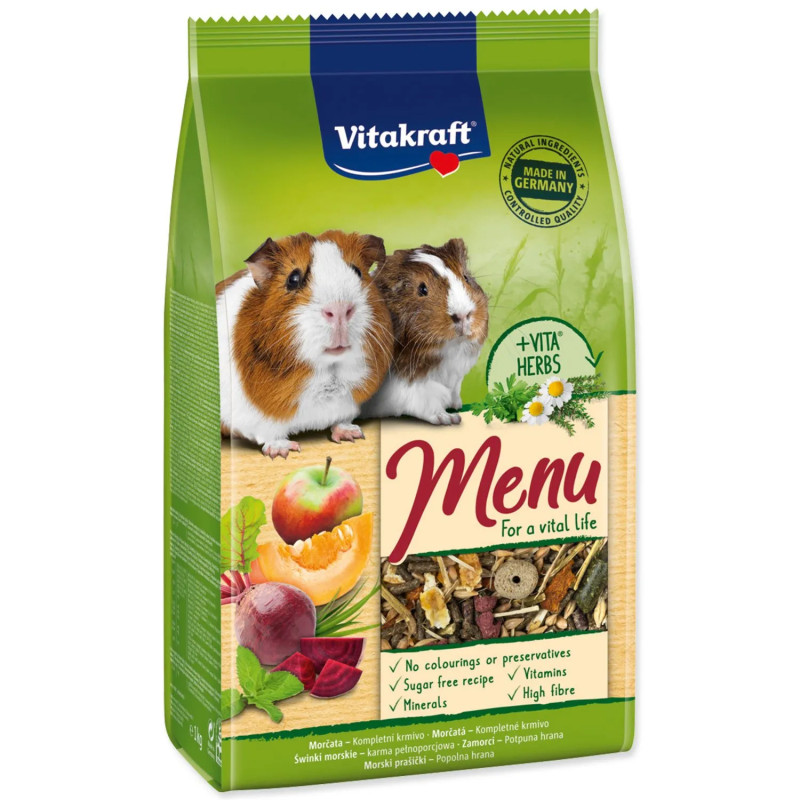 Hrana Vitakraft Vital Menu za morskega prašička 1 kg
