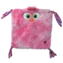 Igrača Dog Fantasy Monsters šušteča kvadratna kokoš rožnata 28 cm